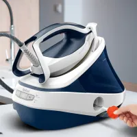 Fier de călcat Tefal GV9712 Cu generator de aburi/ 3000 W/ Blue photo 5