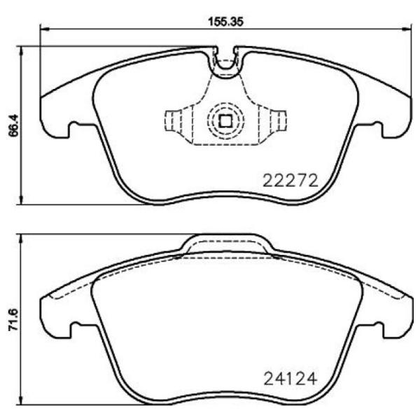 Plăcuțe de frână Brembo P 36 030 față/ disk photo 2