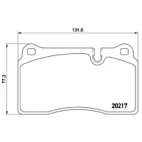 Plăcuțe de frână Brembo P 44 018 față/ disk photo 2