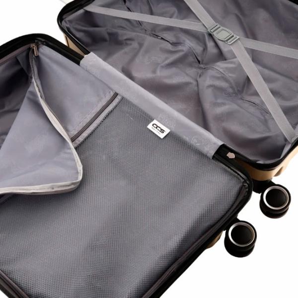 Чемодан CCS 5225 Set 105л/ Бежевый photo 6 Чемодан CCS 5225 Set 105л/ Бежевый photo 6