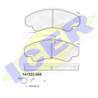 Plăcuțe de frână Icer 141523 față/ disk photo 2