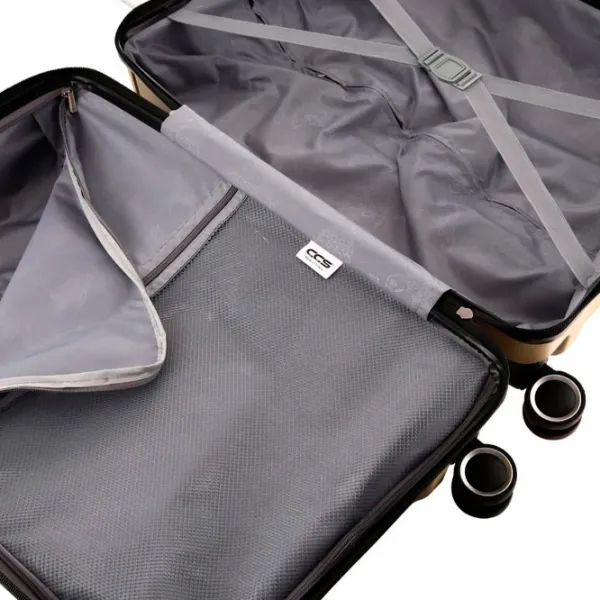 Чемодан CCS 5225 62л/ Бежевый photo 5 Чемодан CCS 5225 62л/ Бежевый photo 5