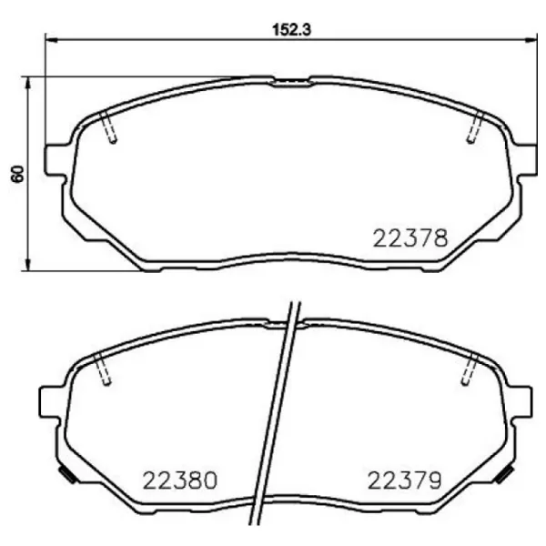 Тормозные колодки Brembo P 30 086 передние/ дисковые photo 2 Тормозные колодки Brembo P 30 086 передние/ дисковые photo 2
