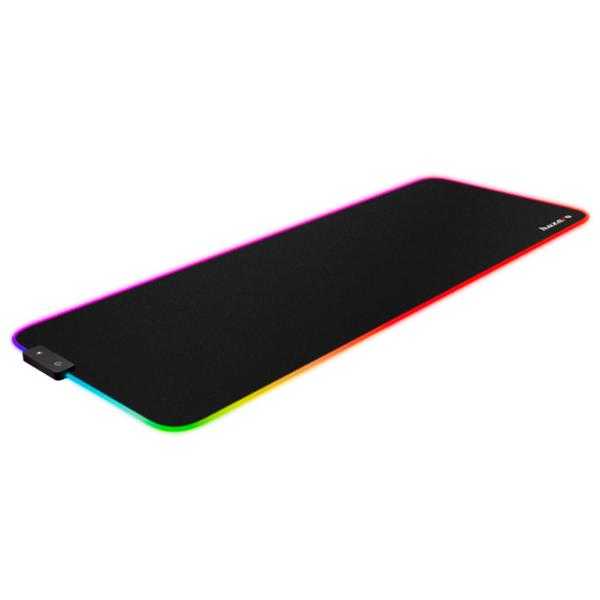Коврик для мышки Huzaro 1.0 XL RGB Разноцветный Черный photo 2