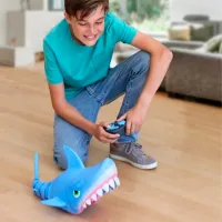 Радиоуправляемая игрушка Mega Chomp Shark 18493S 4+/ Белый Синий photo 4