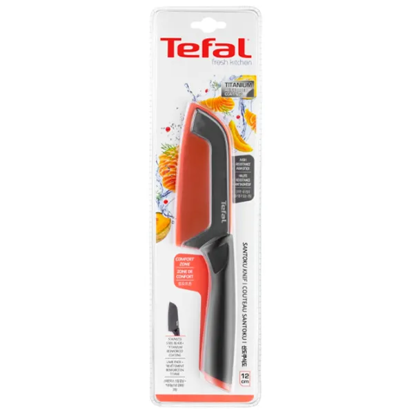 Кухонный нож Tefal K1220104 Нержавеющая сталь/ Серый photo 5