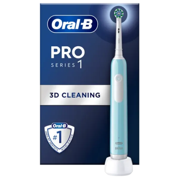 Periuță de dinți electrică Braun PRO Series 1 Cross Action 3D/ Blue photo 2