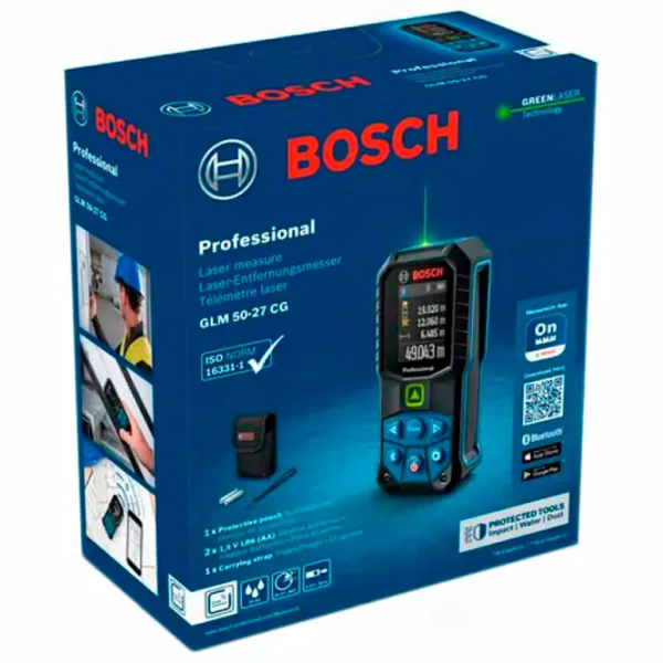 Telemetru Bosch GLM 50-27 CG Baterie photo 4