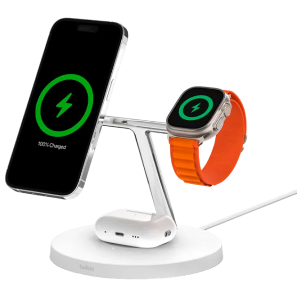 Беспроводная зарядка Belkin BoostCharge Pro Белый photo 2