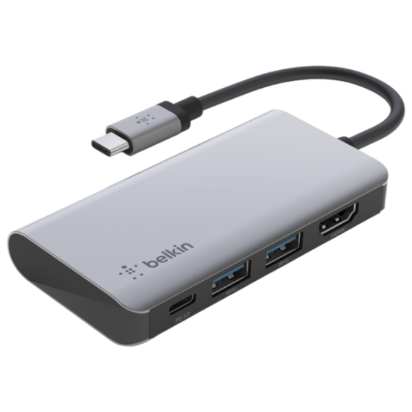 Adaptor Hub Belkin AVC006BTSGY USB Type-C/ Silver photo 2
