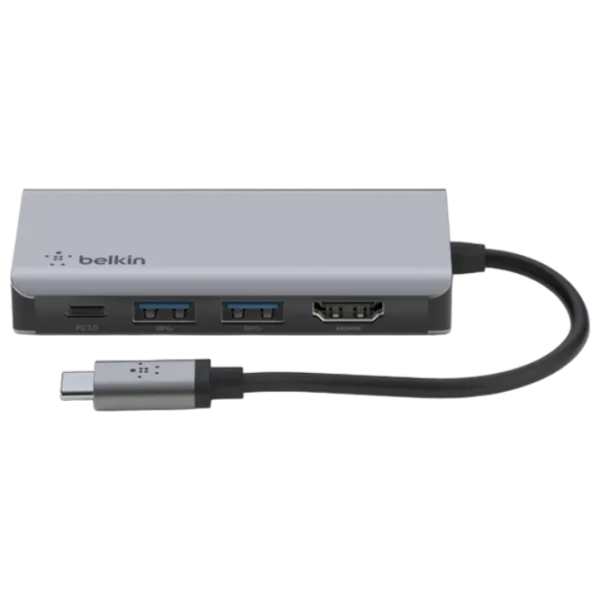 Adaptor Hub Belkin AVC006BTSGY USB Type-C/ Silver photo 3