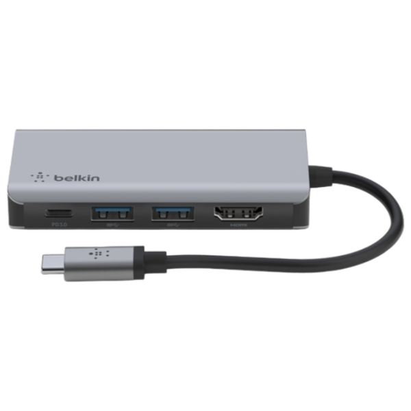Adaptor Hub Belkin AVC006BTSGY USB Type-C/ Silver photo 3