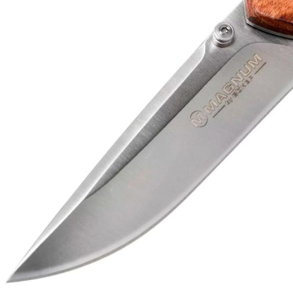 Cuțit Boker Magnum Slim Brother Wood 01MB723 de buzunar/ 440A photo 4 Cuțit Boker Magnum Slim Brother Wood 01MB723 de buzunar/ 440A photo 4