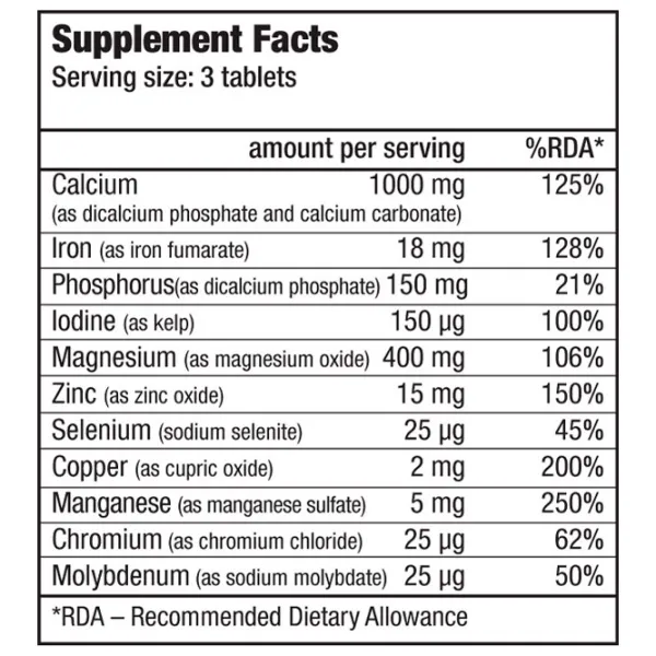Vitamine și minerale BioTechUSA Multimineral Complex (5999076248223) 100 capsule photo 2