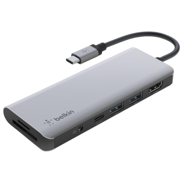 Adaptor Hub Belkin AVC009BTSGY USB Type-C/ Silver photo 2