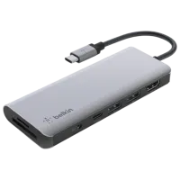 Адаптер Hub Belkin AVC009BTSGY USB Type-C/ Серебристый photo 2