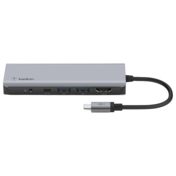 Adaptor Hub Belkin AVC009BTSGY USB Type-C/ Silver photo 3