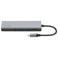 Адаптер Hub Belkin AVC009BTSGY USB Type-C/ Серебристый photo 3