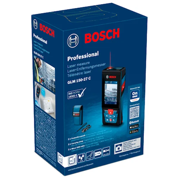 Телеметр Bosch GLM 150-27 C Аккумулятор photo 4