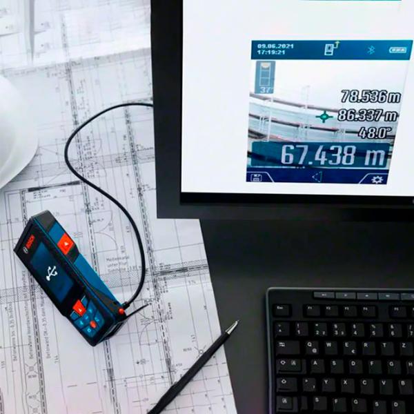 Телеметр Bosch GLM 150-27 C Аккумулятор photo 7
