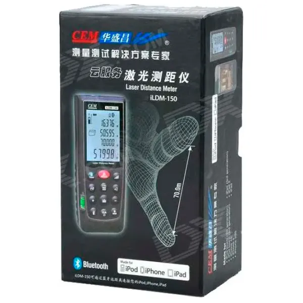 Телеметр CEM iLDM-150 Батарея photo 3 Телеметр CEM iLDM-150 Батарея photo 3