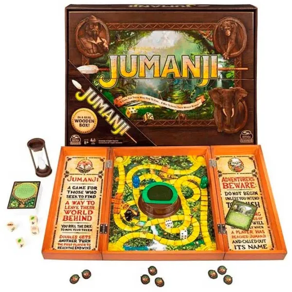 Joc de masă Spin Master Jumanji Wood 8+/ Strategie photo 2