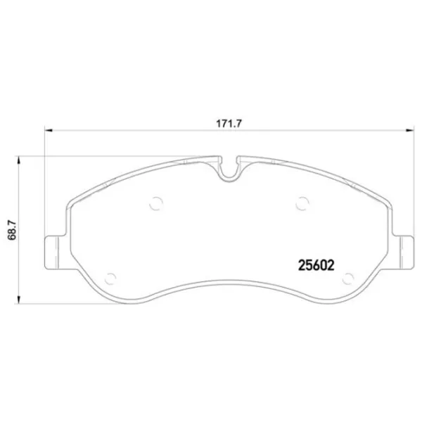 Plăcuțe de frână Brembo P 24 152 față/ disk photo 2