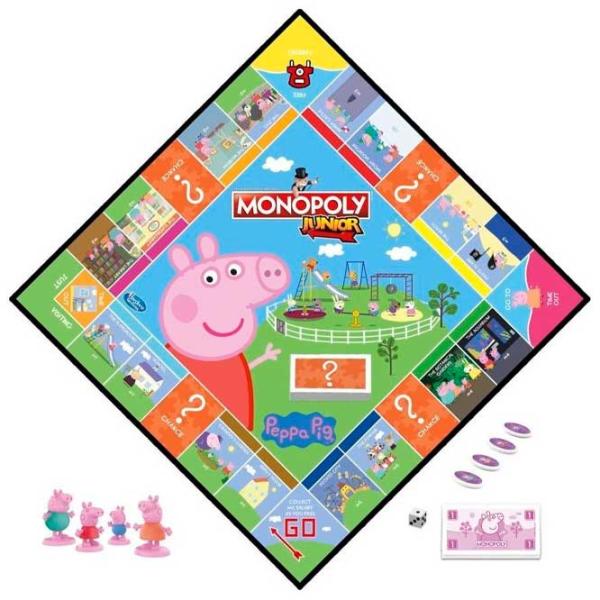 Настольная игра Mattel Junior Peppa Pig 5+/ Monopoly photo 2