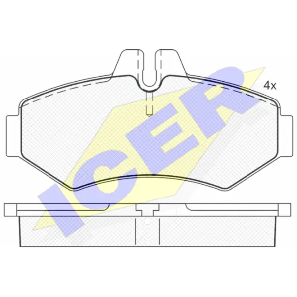 Тормозные колодки Icer 141289 задние/ дисковые photo 2 Тормозные колодки Icer 141289 задние/ дисковые photo 2