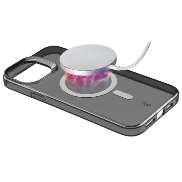 Husă pentru smartphone Apple iPhone 15 Plus Cellularline/ Back/ TPU/ Transparent Black photo 2