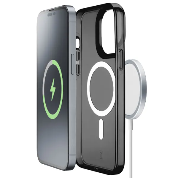 Husă pentru smartphone Apple iPhone 15 Plus Cellularline/ Back/ TPU/ Transparent Black photo 3
