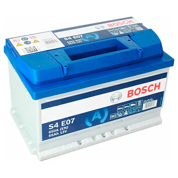 Acumulator auto Bosch S4 007 EFB(AGM-) 0092S4E070 650A photo 2 Acumulator auto Bosch S4 007 EFB(AGM-) 0092S4E070 650A photo 2