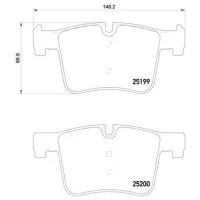 Plăcuțe de frână Brembo P 06 075X față/ disk photo 2