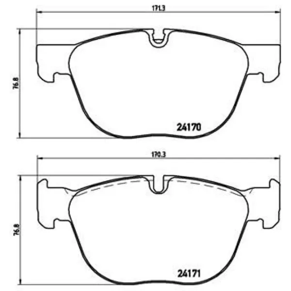 Тормозные колодки Brembo P 06 049 передние/ дисковые photo 2