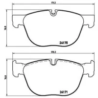 Plăcuțe de frână Brembo P 06 049 față/ disk photo 2