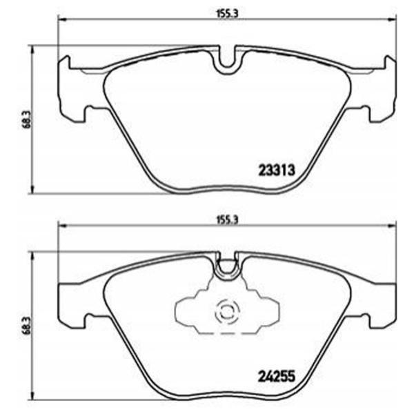 Тормозные колодки Brembo P 06 055X передние/ дисковые photo 2 Тормозные колодки Brembo P 06 055X передние/ дисковые photo 2