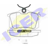 Plăcuțe de frână Icer 180697-700 spate/ disk photo 2