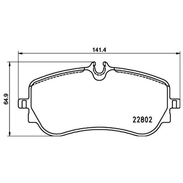 Тормозные колодки Brembo P 85 172 задние/ дисковые photo 2 Тормозные колодки Brembo P 85 172 задние/ дисковые photo 2