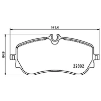 Тормозные колодки Brembo P 85 172 задние/ дисковые photo 2