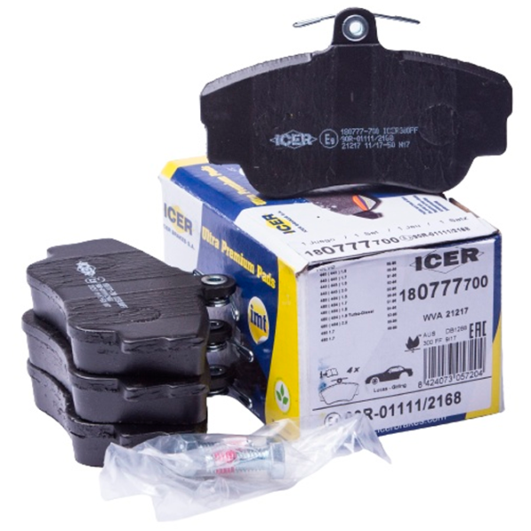 Тормозные колодки Icer 180777-700 передние/ дисковые photo 2 Тормозные колодки Icer 180777-700 передние/ дисковые photo 2