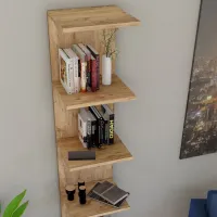 Etajeră Bofigo 6 Shelves 064AB0E63 180 x 34.5 x 29.8 cm / DSP / Pine photo 3