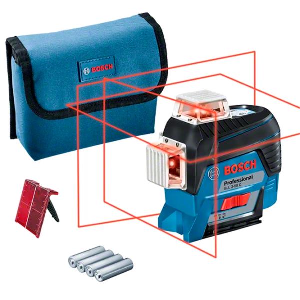 Nivele lazer Bosch GLL 3-80 C Acumulator photo 3