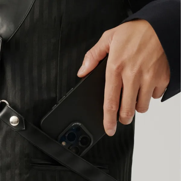 Husă pentru smartphone Apple iPhone 15 Pro Max Nudient/ Back/ PC/ Ink Black photo 5