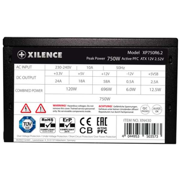 Sursă de alimentare Xilence XP750R6.2 80 PLUS/ 750 W photo 5