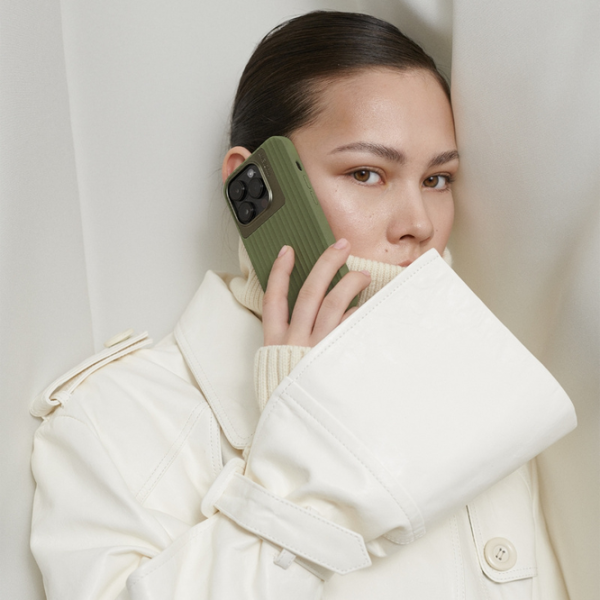 Чехол для смартфона Apple iPhone 15 Pro Max Nudient/ Back/ TPU/ PC/ Оливковый Зелёный photo 4