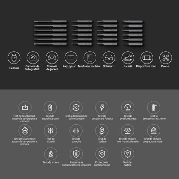 Șurubelnița cu acumulator Xiaomi Mi Cordless Precision Screwdriver Kit Cantitatea în set: 25 photo 11