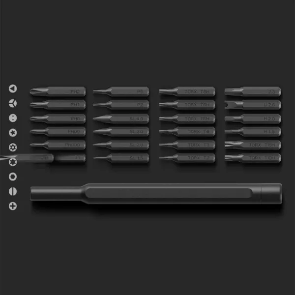 Набор отвёрток Xiaomi Precision Screwdriver Kit Количество в наборе: 25 photo 4