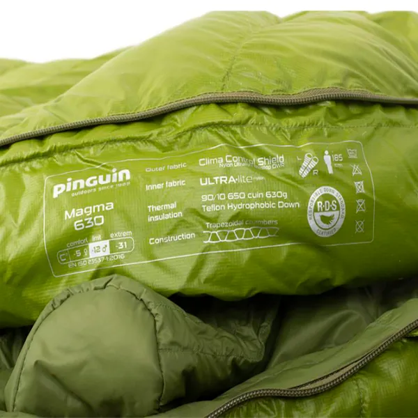 Спальный мешок Pinguin Magma 630 L Polyester/ Зелёный photo 2