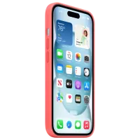 Husă pentru smartphone Apple iPhone 15 Apple/ Back/ TPU/ Guava Red photo 3
