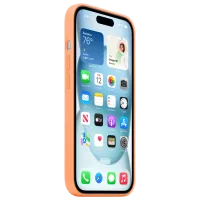 Husă pentru smartphone Apple iPhone 15 Apple/ MagSafe Back/ TPU/ Sorbet Orange photo 3